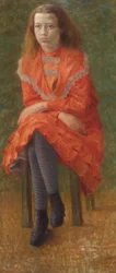 Niña sentada
